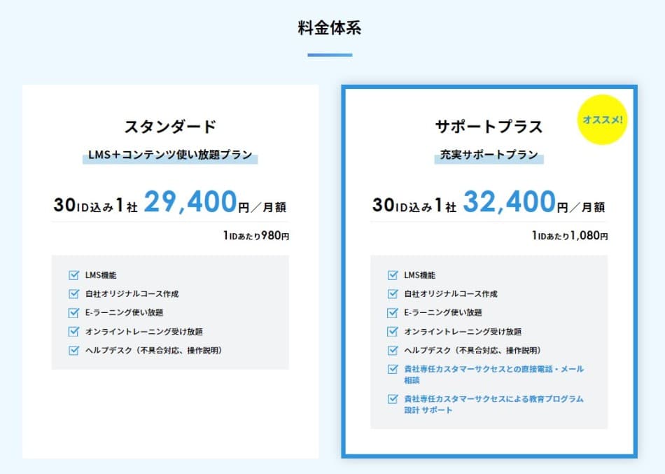 価格・料金プラン