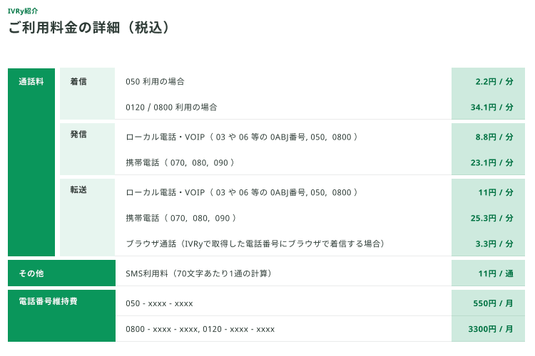 価格・料金プラン